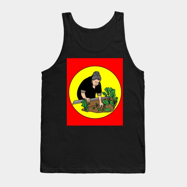 Retro Hobby Gardener Garden Gardener Tank Top by flofin